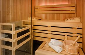 integrierte Sauna