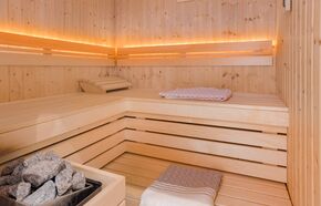 integrierte Sauna